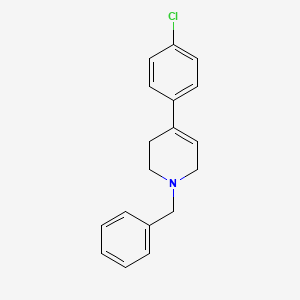 molecular formula C18H18ClN B3254073 1-Benzyl-4-(4-chlorophenyl)-1,2,3,6-tetrahydropyridine CAS No. 231958-20-6