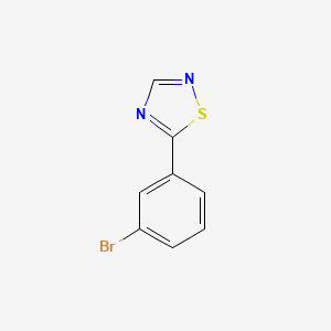 molecular formula C8H5BrN2S B3254088 5-(3-Bromophenyl)-1,2,4-thiadiazole CAS No. 2319845-60-6