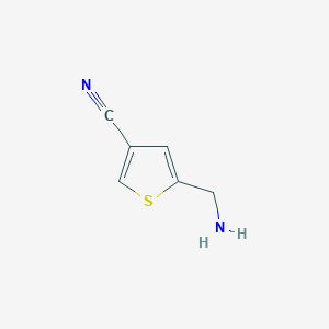 5-(Aminomethyl)thiophene-3-carbonitrile