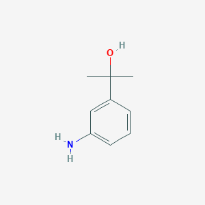 molecular formula C9H13NO B3254130 2-(3-Aminophenyl)propan-2-ol CAS No. 23243-05-2