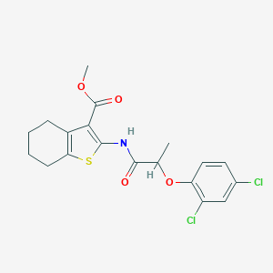 Methyl 2-{[2-(2,4-dichlorophenoxy)propanoyl]amino}-4,5,6,7-tetrahydro-1-benzothiophene-3-carboxylate