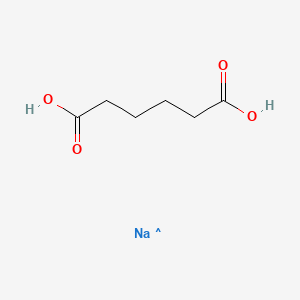 molecular formula C6H10NaO4 B3254173 Hexanedioic acid, sodium salt (1:) CAS No. 23311-84-4