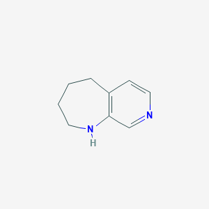 B3254187 2,3,4,5-tetrahydro-1H-pyrido[3,4-b]azepine CAS No. 233264-51-2