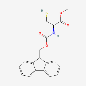 molecular formula C19H19NO4S B3254196 n-Fmoc-l-半胱氨酸甲酯 CAS No. 233266-69-8