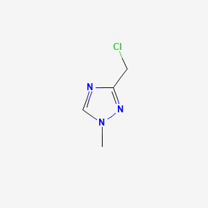 molecular formula C4H6ClN3 B3254209 3-(Chloromethyl)-1-methyl-1H-1,2,4-triazole CAS No. 233278-54-1