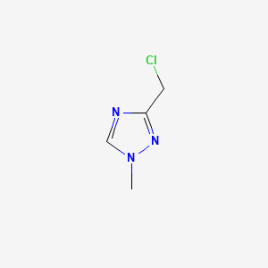 molecular formula C4H6ClN3 B3254209 3-(氯甲基)-1-甲基-1H-1,2,4-三唑 CAS No. 233278-54-1