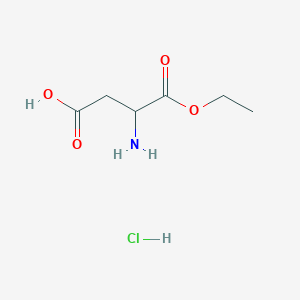 Aspartic acid, 1-ethyl ester, hydrochloride (9CI)