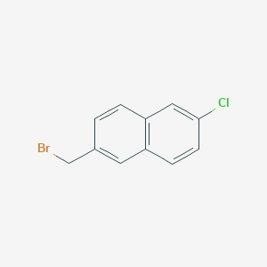 molecular formula C11H8BrCl B3254247 2-Bromomethyl-6-chloronaphthalene CAS No. 234098-39-6