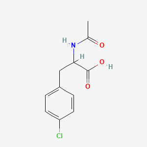 molecular formula C11H12ClNO3 B3254263 2-Acetamido-3-(4-chlorophenyl)propanoic acid CAS No. 23434-92-6