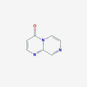 molecular formula C7H5N3O B3254265 吡嗪并[1,2-a]嘧啶-4-酮 CAS No. 23443-33-6