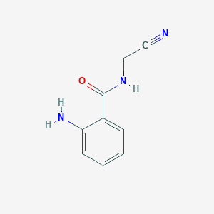 molecular formula C9H9N3O B3254277 2-amino-N-(cyanomethyl)benzamide CAS No. 234444-48-5