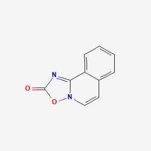 molecular formula C10H6N2O2 B3254306 2H-[1,2,4]Oxadiazolo[3,2-a]isoquinolin-2-one CAS No. 23589-34-6