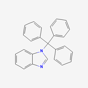 molecular formula C26H20N2 B3254307 1-Tritylbenzimidazole CAS No. 23593-74-0