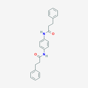 molecular formula C24H24N2O2 B325432 N,N'-1,4-phenylenebis(3-phenylpropanamide) 