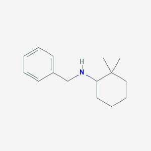 molecular formula C15H23N B3254331 N-Benzyl-2,2-dimethylcyclohexanamine CAS No. 236110-84-2
