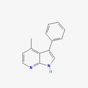 molecular formula C14H12N2 B3254339 4-Methyl-3-phenyl-7-azaindole CAS No. 23612-71-7