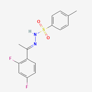N-[(E)-1-(2,4-difluorophenyl)ethylideneamino]-4-methyl-benzenesulfonamide