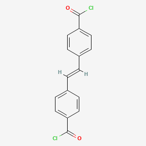 molecular formula C16H10Cl2O2 B3254389 4,4'-Stilbenedicarbonyl chloride CAS No. 23730-63-4