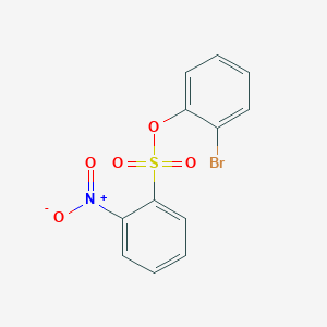 2-Bromophenyl 2-nitrobenzene-1-sulfonate