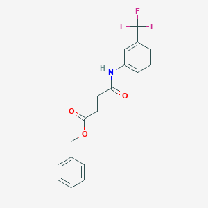 Benzyl 4-oxo-4-[3-(trifluoromethyl)anilino]butanoate