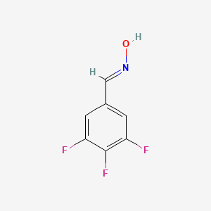 molecular formula C7H4F3NO B3254454 3,4,5-Trifluorobenzaldehyde oxime CAS No. 238743-36-7