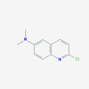 molecular formula C11H11ClN2 B3254465 2-chloro-N,N-dimethylquinolin-6-amine CAS No. 238756-48-4