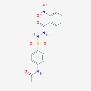 N-(4-{[2-(2-nitrobenzoyl)hydrazino]sulfonyl}phenyl)acetamide