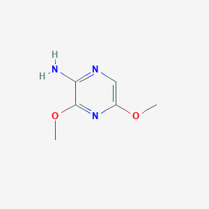 molecular formula C6H9N3O2 B3254472 3,5-Dimethoxypyrazin-2-amine CAS No. 23902-84-3
