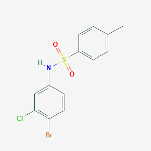 molecular formula C13H11BrClNO2S B325450 N-(4-bromo-3-chlorophenyl)-4-methylbenzenesulfonamide 