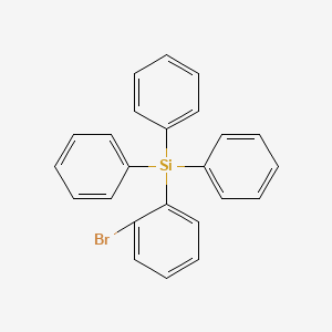 molecular formula C24H19BrSi B3254510 Benzene, 1-bromo-2-(triphenylsilyl)- CAS No. 2395048-90-3