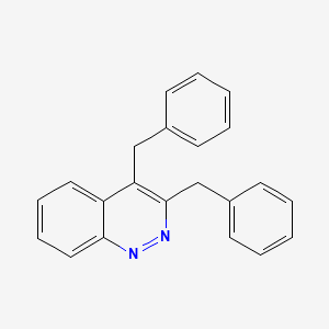 molecular formula C22H18N2 B3254512 3,4-Dibenzylcinnoline CAS No. 23952-14-9