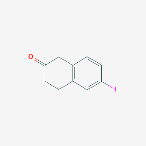 molecular formula C10H9IO B3254529 6-Iodo-2-Tetralone CAS No. 239783-48-3