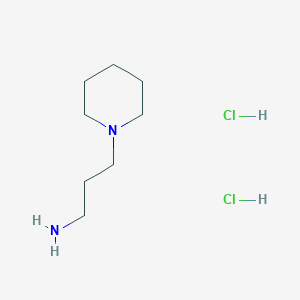 molecular formula C8H20Cl2N2 B3254548 3-(哌啶-1-基)丙-1-胺二盐酸盐 CAS No. 24025-07-8