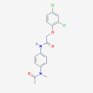 N-{4-[acetyl(methyl)amino]phenyl}-2-(2,4-dichlorophenoxy)acetamide