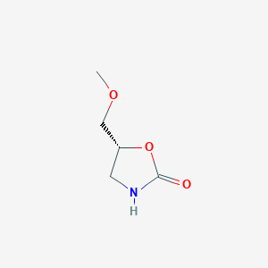 molecular formula C5H9NO3 B3254587 (R)-5-(Methoxymethyl)oxazolidin-2-one CAS No. 241139-32-2