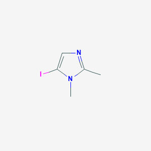 molecular formula C5H7IN2 B3254604 5-iodo-1,2-dimethyl-1H-imidazole CAS No. 24134-13-2