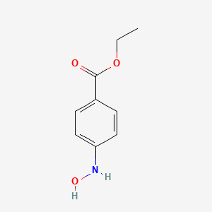 molecular formula C9H11NO3 B3254614 4-(羟胺基)苯甲酸乙酯 CAS No. 24171-85-5