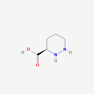 molecular formula C5H10N2O2 B3254616 (R)-Hexahydropyridazine-3-carboxylic acid CAS No. 24182-11-4