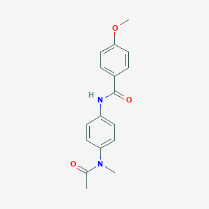 N-{4-[acetyl(methyl)amino]phenyl}-4-methoxybenzamide