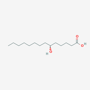 (6R)-6-hydroxytetradecanoic acid