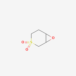 molecular formula C5H8O3S B3254640 7-Oxa-3lambda6-thiabicyclo[4.1.0]heptane-3,3-dione CAS No. 24219-36-1