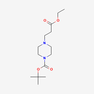 Tert-butyl 4-(3-ethoxy-3-oxopropyl)-1-piperazinecarboxylate