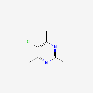 molecular formula C7H9ClN2 B3254672 5-Chloro-2,4,6-trimethylpyrimidine CAS No. 24307-72-0