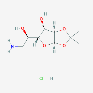 molecular formula C9H18ClNO5 B3254747 6-Amino-6-deoxy-1,2-o-isopropylidene-a-D-glucofuranose hydrochloride CAS No. 24384-87-0