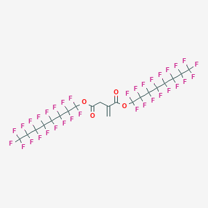 molecular formula C21H4F34O4 B3254758 Bis(perfluorooctyl)itaconate CAS No. 243977-25-5