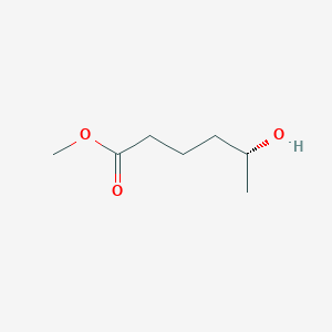 molecular formula C7H14O3 B3254765 (R)-5-Hydroxyhexanoic acid methyl ester CAS No. 244006-10-8
