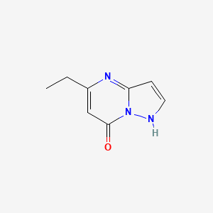 molecular formula C8H9N3O B3254774 5-ethylpyrazolo[1,5-a]pyrimidin-7(4H)-one CAS No. 244127-30-8