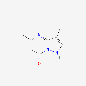 molecular formula C8H9N3O B3254781 3,5-二甲基吡唑并[1,5-a]嘧啶-7(4H)-酮 CAS No. 244127-32-0