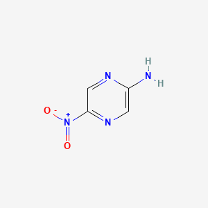molecular formula C4H4N4O2 B3254808 5-Nitro-2-pyrazinamine CAS No. 244261-31-2