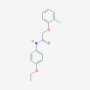 molecular formula C17H19NO3 B325482 N-(4-ethoxyphenyl)-2-(2-methylphenoxy)acetamide 
